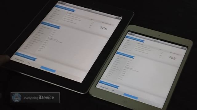 iPad 2 VS iPad Mini - Geekbench Speed Tests смотреть онлайн
