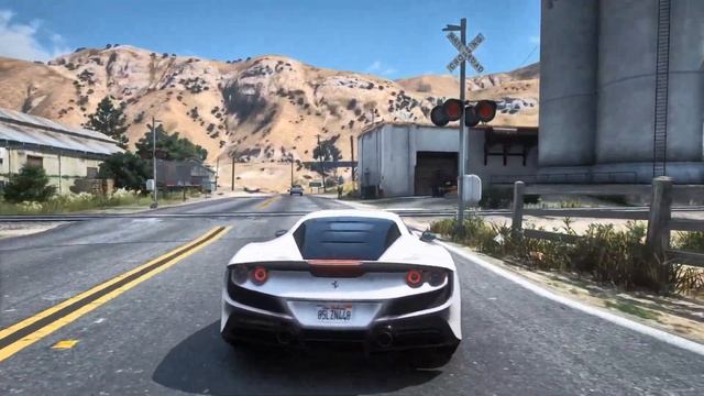 REALISTIC FERRARI ENGINE SOUNDS IN GTA V! Which is the best?? смотреть онлайн
