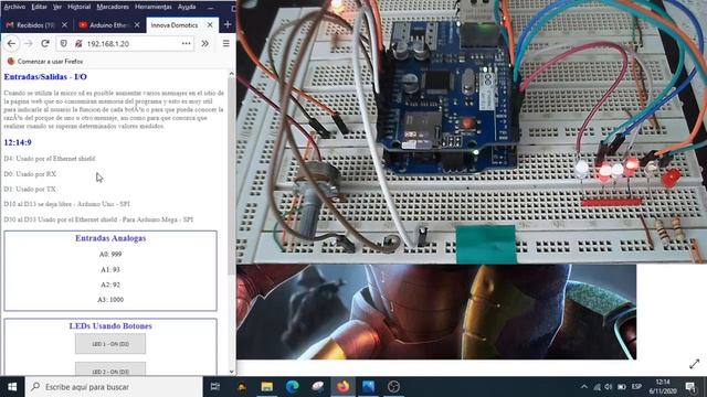 5) Arduino Ethernet Shield - Servidor Web - MicroSD vs Solo Código смотреть онлайн