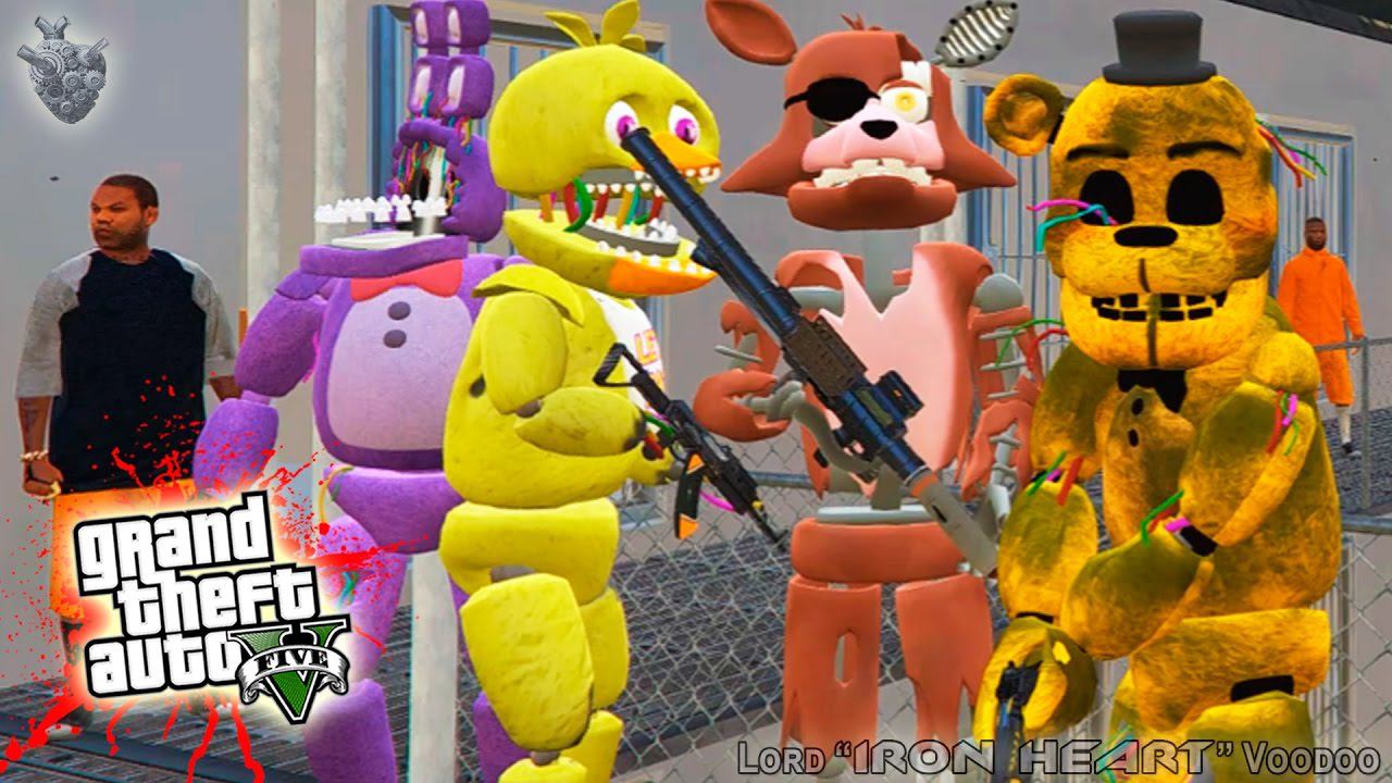 ГТА 5 МОДЫ! АНИМАТРОНИКИ FNAF ПОБЕГ ИЗ ТЮРЬМЫ! ВИДЕО ОБЗОР ЛУЧШИХ МОДОВ GTA V! GTA 5 MODS #193 смотреть онлайн