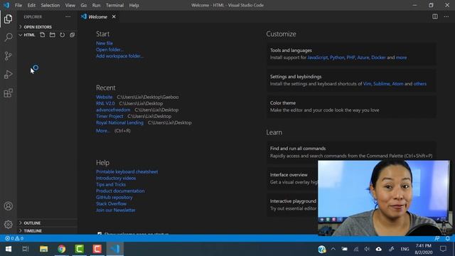 Chapter 2: How to create a HTML file on Visual Studio Code смотреть онлайн