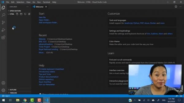 Chapter 2: How to create a HTML file on Visual Studio Code