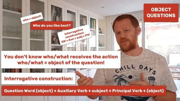Subject and Object Questions! The constructions! English lesson!