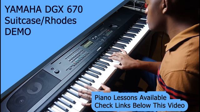 Yamaha Dgx 670 Suitcase EP Sound Demo - Way Maker ( Instructor- Emmanuel) смотреть онлайн