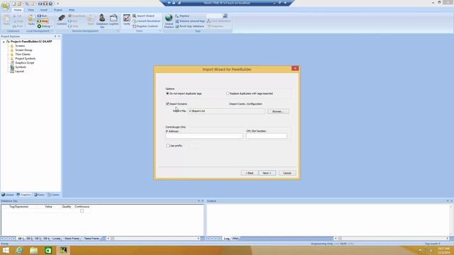 InTouch Machine Edition PanelBuilder32 import application смотреть онлайн
