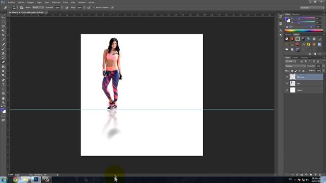 Reflejos y sombras en Photoshop | HD | Tutorial en Español смотреть онлайн