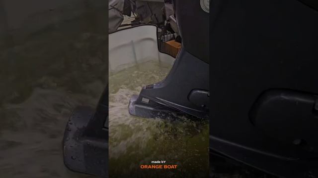 Пробный пуск двигателя после ремонта ? #ремонтлодок #orangeboat #установкадвигателя #ремонткатеров смотреть онлайн