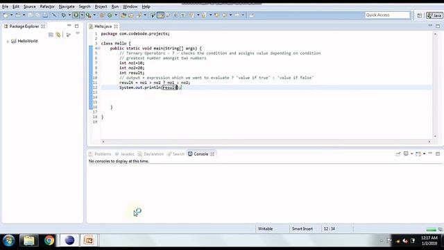 Ternary Operators In Java | Java Tutorials |Coding For Beginners | Code Bode смотреть онлайн