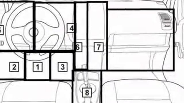 Toyota Land Cruiser 2002 02 2009 09 Diagnostic Obd Port Connector Socket Location Obd2 Dlc Data Li смотреть онлайн