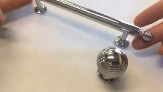 Рейлинговая ручка для кухни в хроме из серии OL 1289 смотреть онлайн