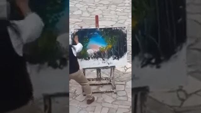 Как нарисовать картину #красиво рисует смотреть онлайн