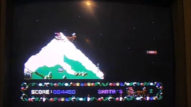 Commodore 64 [SANTA'S XMAS CAPER] Gameplay смотреть онлайн