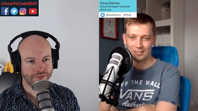 Ghost Professional Publishing Platform - David Darnes- How To Code Well Podcast - S2 E35 смотреть онлайн