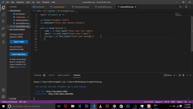 How to Create and Reset a Streamlit Form смотреть онлайн