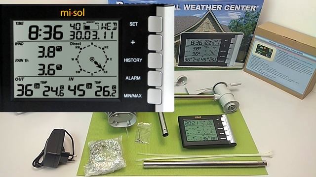 Метеостанция (погодная станция) MISOL WH-5302-1 с беспроводной передачей данных
