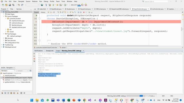 Debug tomcat 10 + Netbeans 13 смотреть онлайн