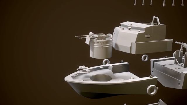 Patrol Boat 31 Mk 2 3D Printing Model | Assembly By Gambody