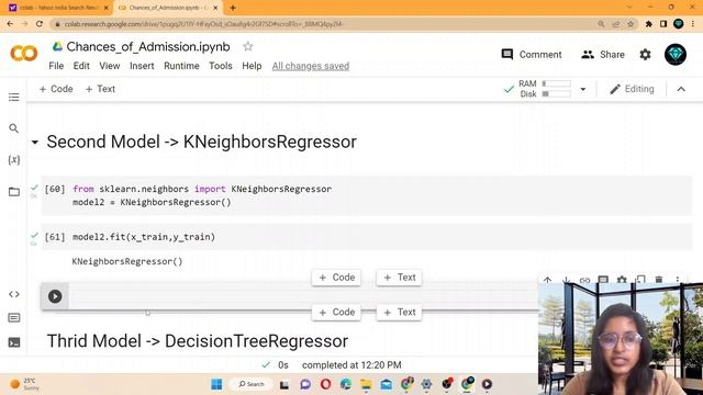GRE Admission Prediction using KNN Regressor | Machine Learning смотреть онлайн