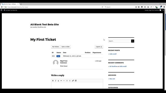 Awesome Support Quick Start смотреть онлайн