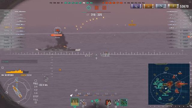 World of Warships - ARP Myoko 1 смотреть онлайн