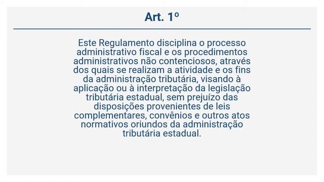 Decreto 7.629/99 - Regulamento do Processo Administrativo Fiscal (Art. 1º a 2º) смотреть онлайн