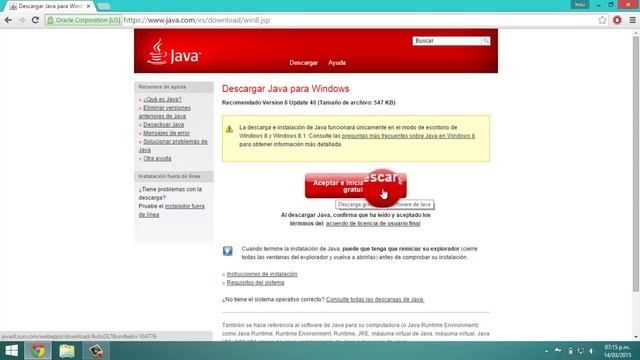 Como Descargar e Instalar Java Para Poder Jugar Minecraft | 2015 смотреть онлайн
