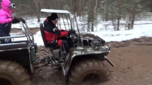 Уаз на ободрышах, самый бюджетный и проходимый вездеход.