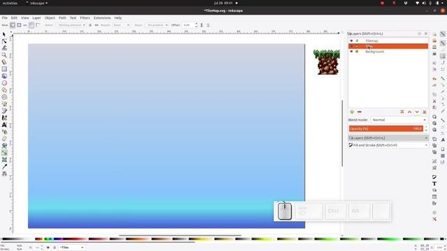 Create the Tilemap Layout in Inkscape смотреть онлайн