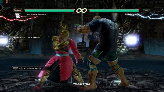 Tekken 6 BR Lars UF4 (Orbital) High Damage Combos Without Walls смотреть онлайн
