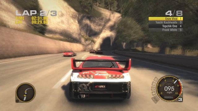 Прохождение карьеры в Race Driver CRID, гонки на спортивных авто, разогревочный круг. смотреть онлайн