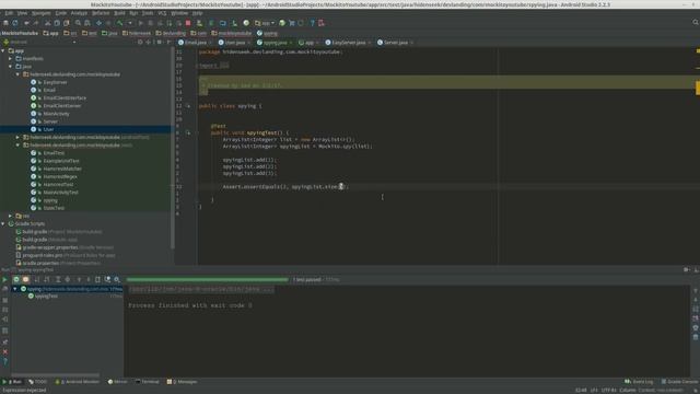 Android Mockito tutorial - Spying смотреть онлайн