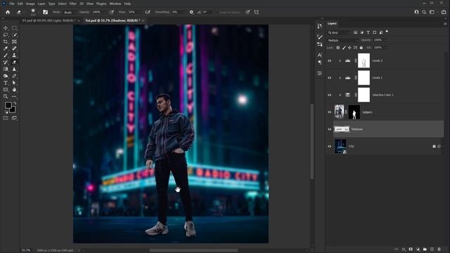 Create Glowing Photo Manipulation in Photoshop | Glowing Effect in Photoshop - Hindi смотреть онлайн