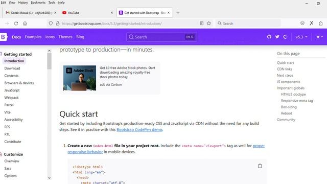 Pengenalan Bootstrap dan juga material bawaan Bootstrap untuk para web developer смотреть онлайн