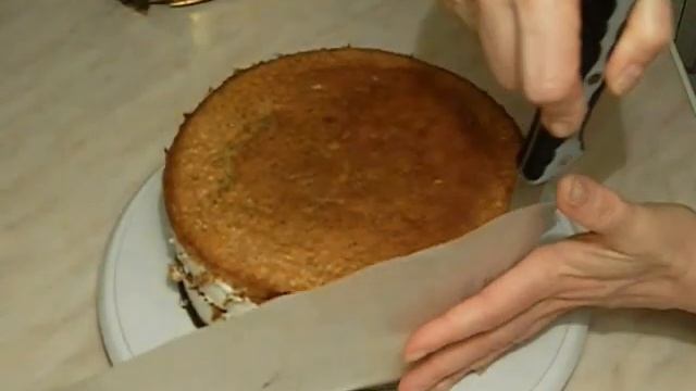 КАК ПЕРЕНЕСТИ ТОРТ на подложку смотреть онлайн