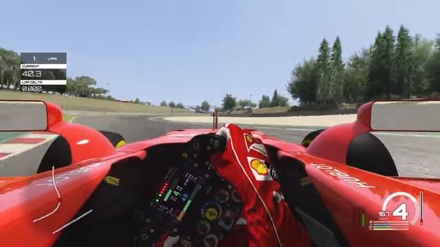 AC Ferrari SF70H Barcelona GP Hotlap 1:19.835 смотреть онлайн