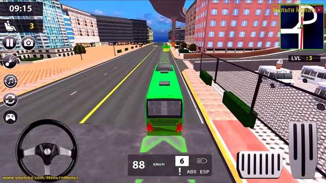 Coach Bus Simulator 2021 - Mobile Bus Driving Transporter - Best Android GamePlay смотреть онлайн