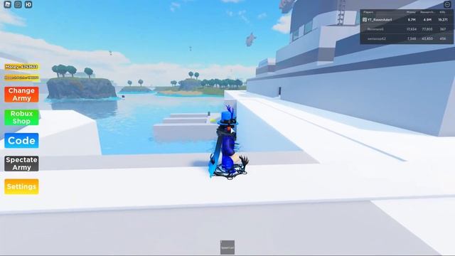 HOW TO LAUNCH A MISSILE AND CHANGE YOUR ARMY IN NOOB ARMY TYCOON! (Tutorial) - Roblox смотреть онлайн