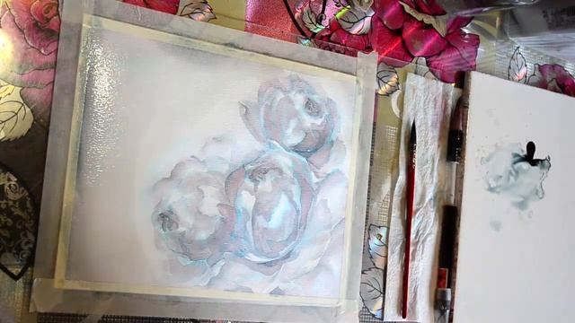Рисую цветы Чудо-краской. Голографический эффект. смотреть онлайн