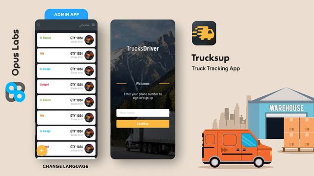 4 App | Truck Tracking App | | Truck Transportation Management App | Truck Driver App | TrucksUp смотреть онлайн