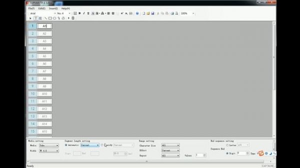 Инструкция по кабельному принтеру SupvanTP80E  - печать из программы Excel (импорт в Supvan Editor)