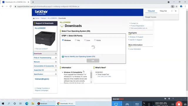 Hướng dẫn sử dụng và cài đặt Driver máy in brother HL L2366DW смотреть онлайн