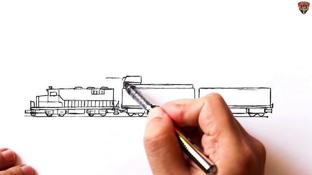 How to draw a Armored Train | Taurus art drawing смотреть онлайн