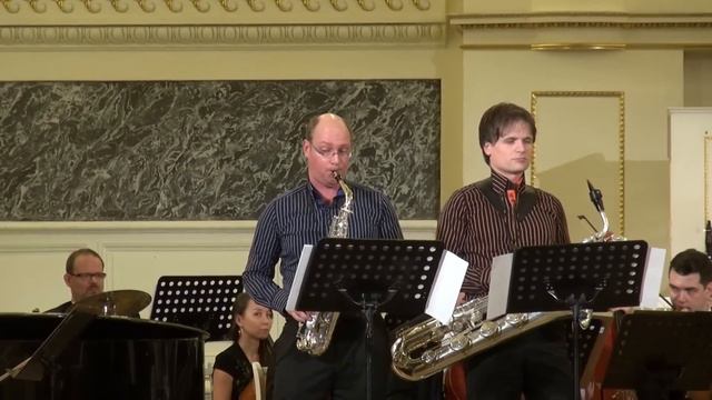 BUDAPEST SAXOPHONE QUARTET.Roland Szentpáli: Concerto for saxophone quartet and Symphony orchestra смотреть онлайн