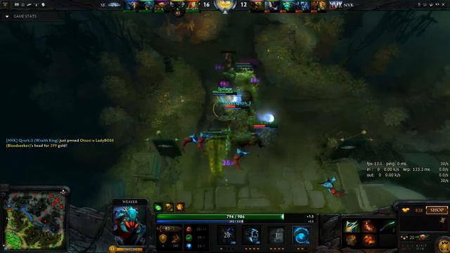 Spillage weaver epic RAMPAGE Dota 2 смотреть онлайн