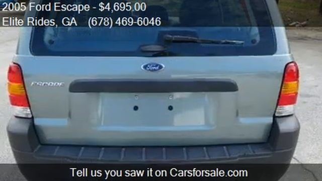 2005 Ford Escape XLS AWD 4dr SUV for sale in LAWRENCEVILLE, смотреть онлайн