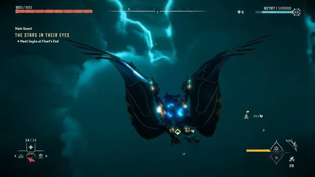 Horizon Forbidden West: Burning Shores - Volumetric cloud appreciation смотреть онлайн