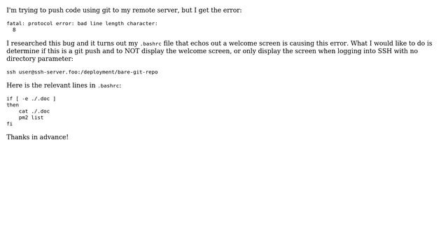 Unix & Linux: .bashrc is causing git push to fail (2 Solutions!!) смотреть онлайн