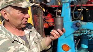 Сколько грязи фильтр гидробака трактор ЮМЗ деревня бажениты