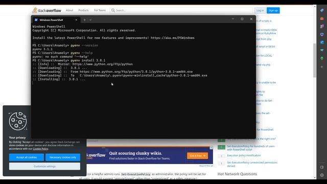 How to Install pyenv on windows смотреть онлайн