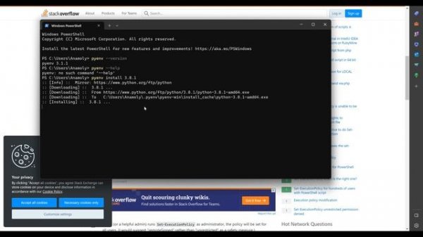 How to Install pyenv on windows